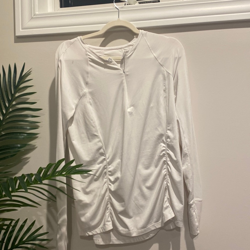 White Pacifica half zip